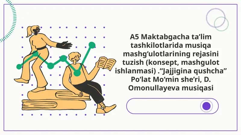 "A5 Maktabgacha ta’lim tashkilotlari da musiqa mashg‘ulotlarining rejasi" 1