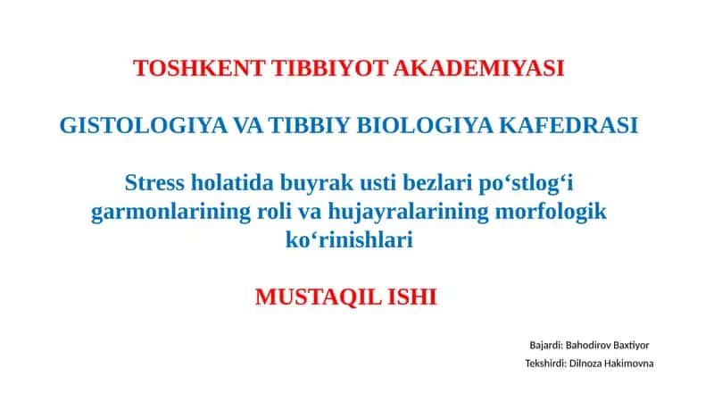Buyrak usti bezlari 1