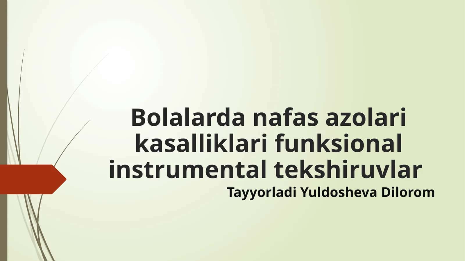 Bolalardan afasazolari kasalliklari funksional instrumental tekshiruvlar 1