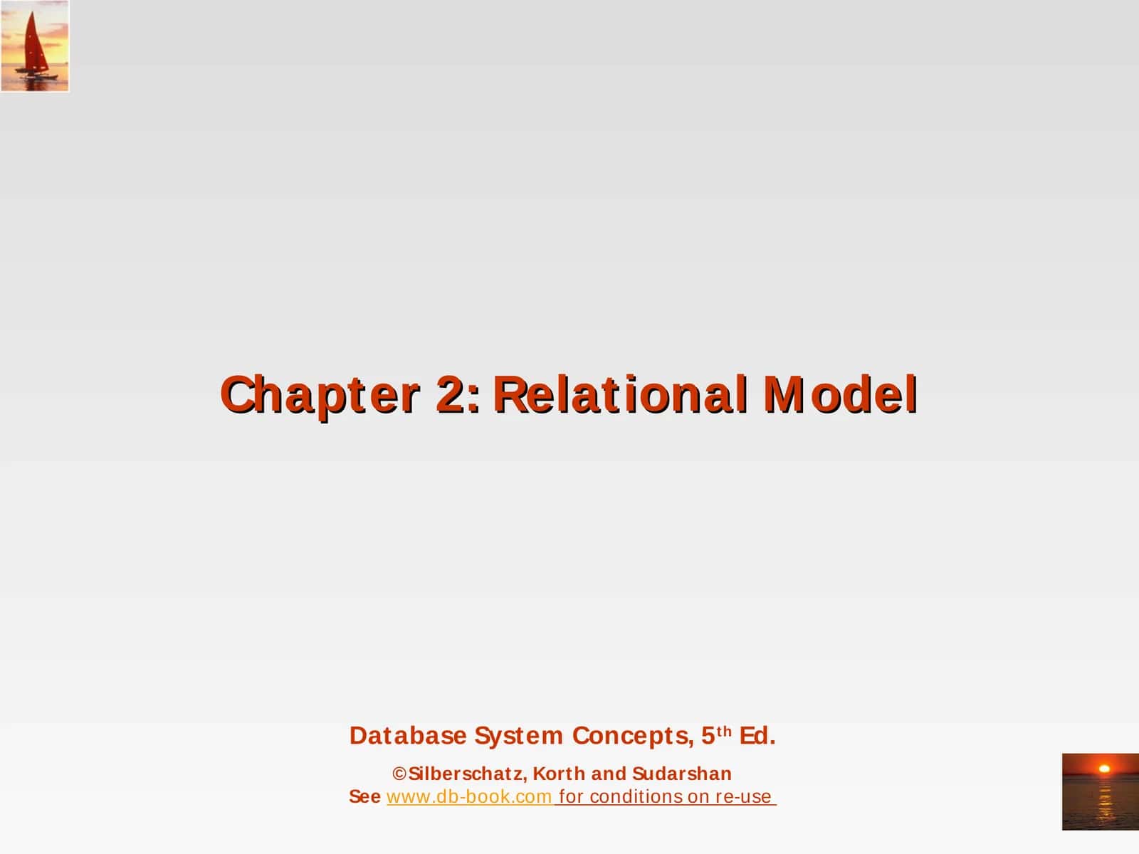 Chapter 2: Relational Model 1