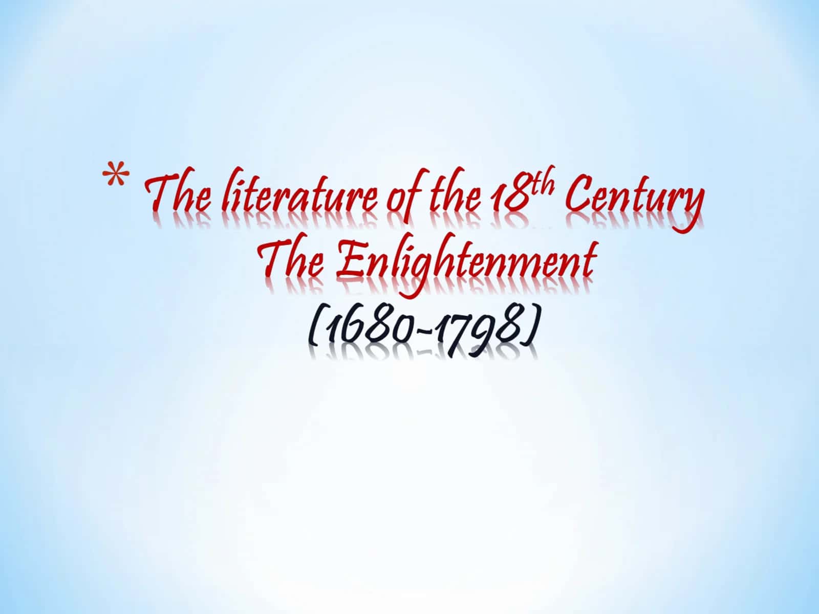 Scientific Revolution and Enlightenment 1