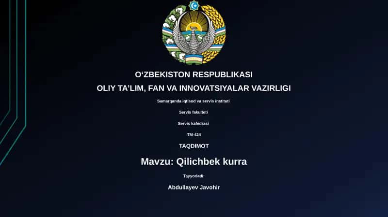 Qilichbek bali 1