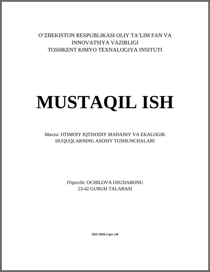 IJTIMOIY IQTISODIY MADANIY VA EKALOGIK HUQUQLARNING ASOSIY TUSHUNCHALARI 1