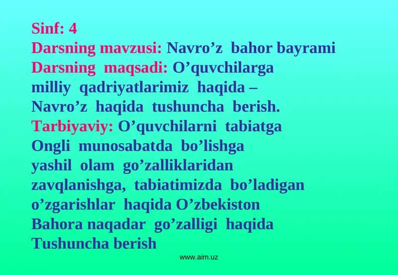 Navroʻz bahor bayrami 1