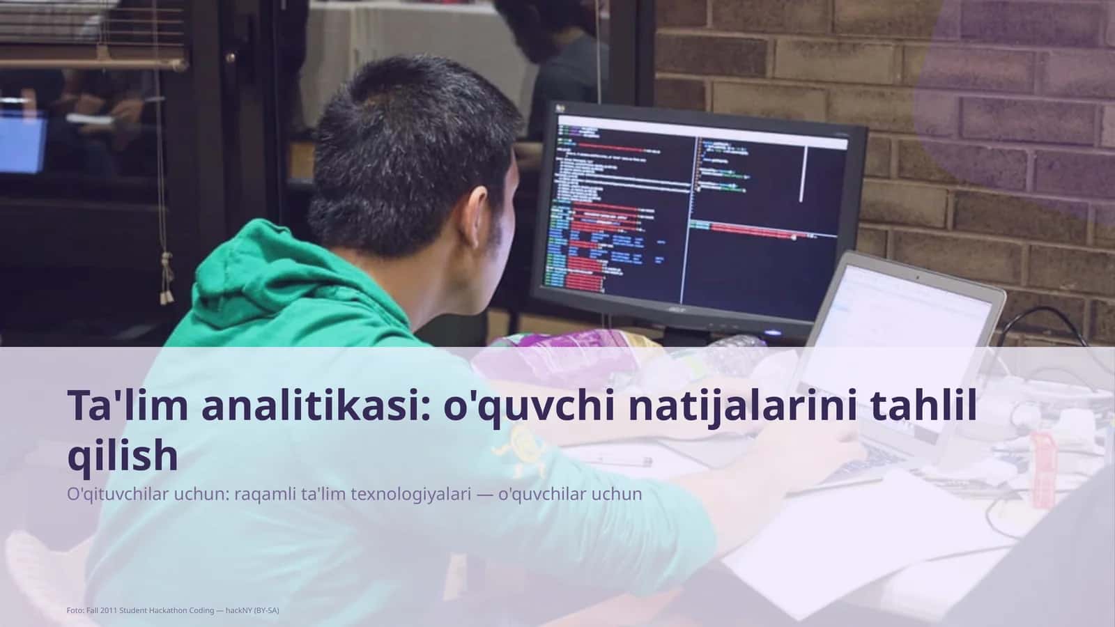 Ta'lim analitikasi: o'quvchi natijalarini tahlil qilish 1