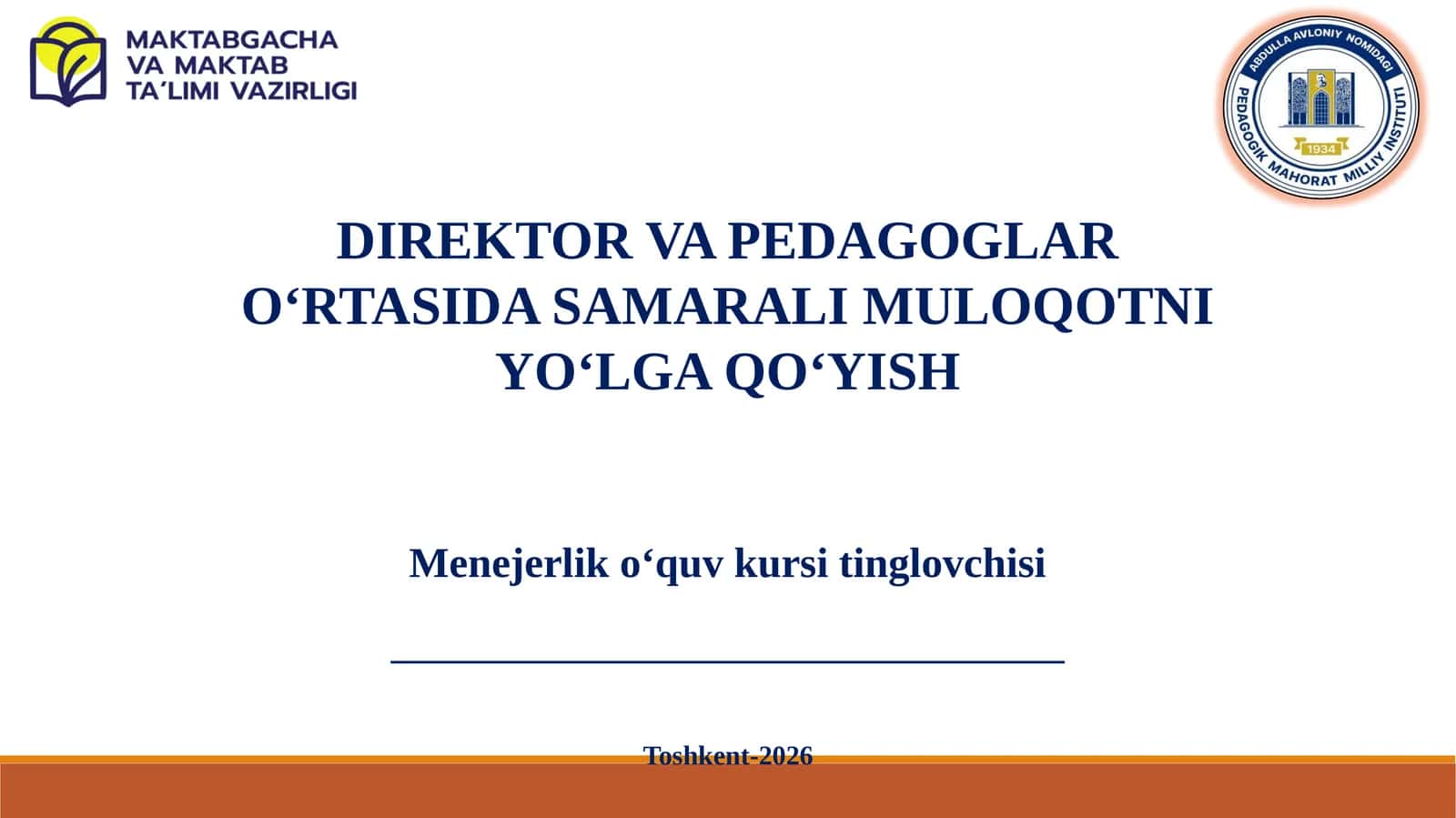 Direktor va Pedagoglar O‘rtasida Samarali Muloqotni Yo‘lga Qo‘yish 1