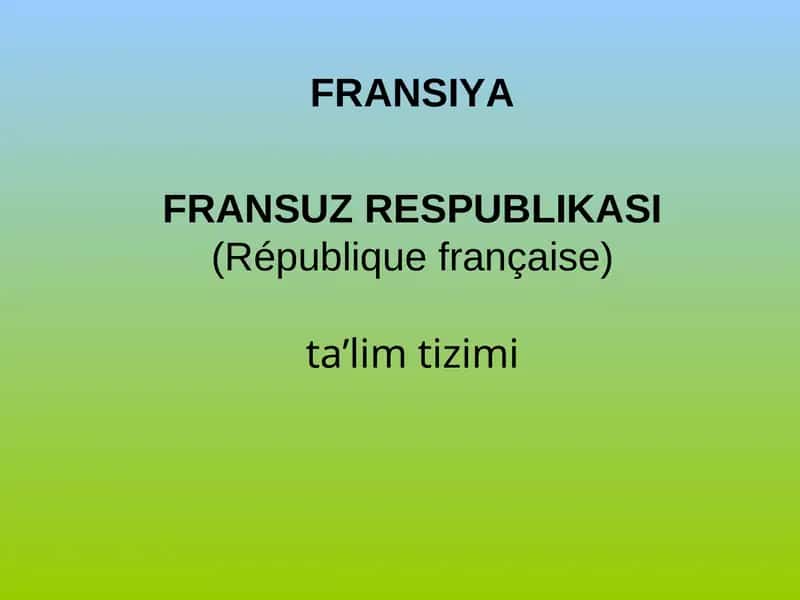 FRANSIYA 1