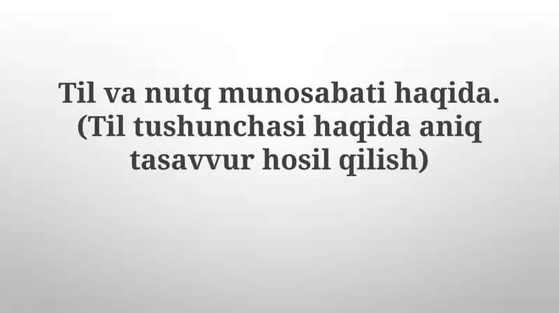 Tilvanutqmunosabatihaqida 1