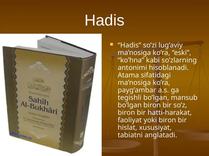 Hadis 1