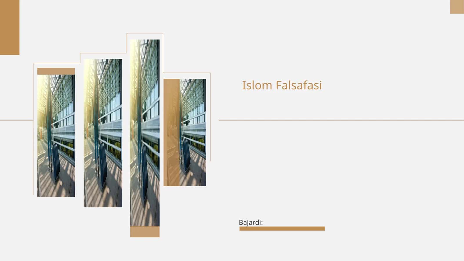 Islom Falsafasi 1