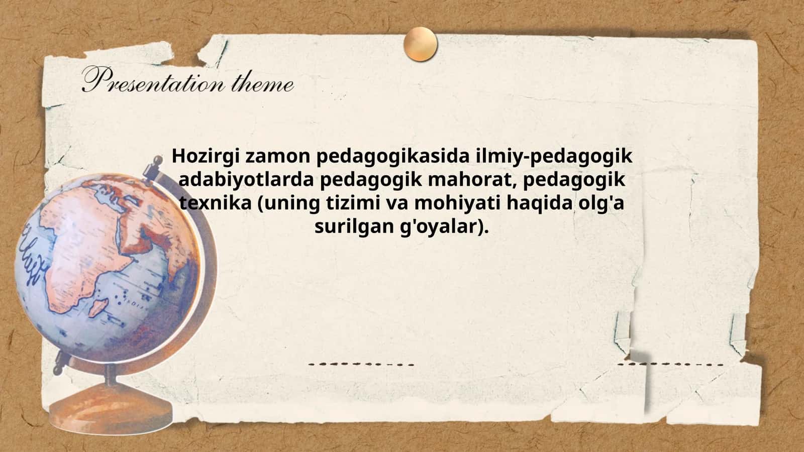 Hozirgi zamon pedagogikasida ilmiy-pedagogik adabiyotlarda pedagogik mahorat, pedagogik texnika (uning tizimi va mohiyati haqida olg'a surilgan g'oyalar) 1