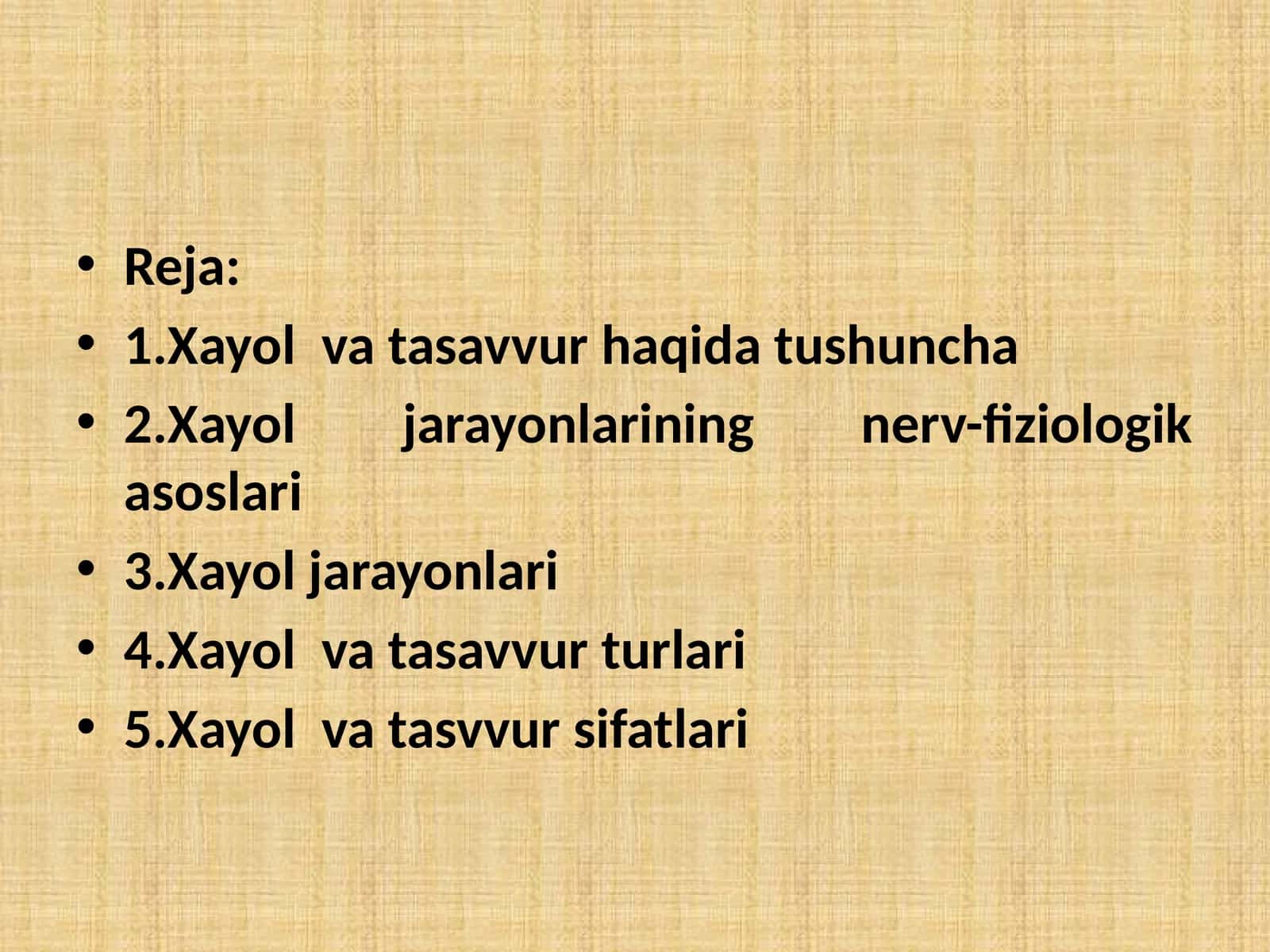 XAYOL.TASAVVUR 1