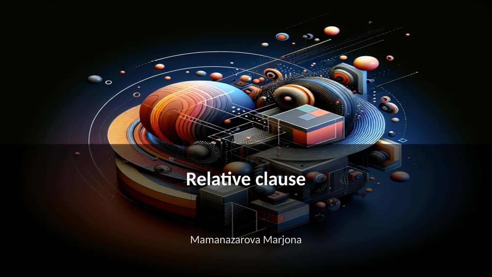 Definition of Relative Clauses 1