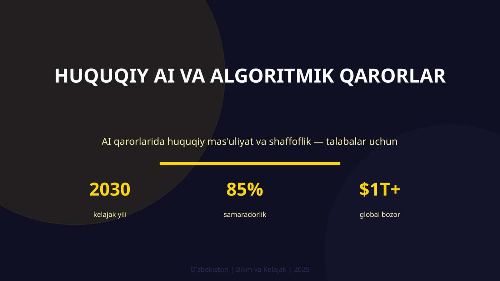Huquqiy AI va algoritmik qarorlar 1