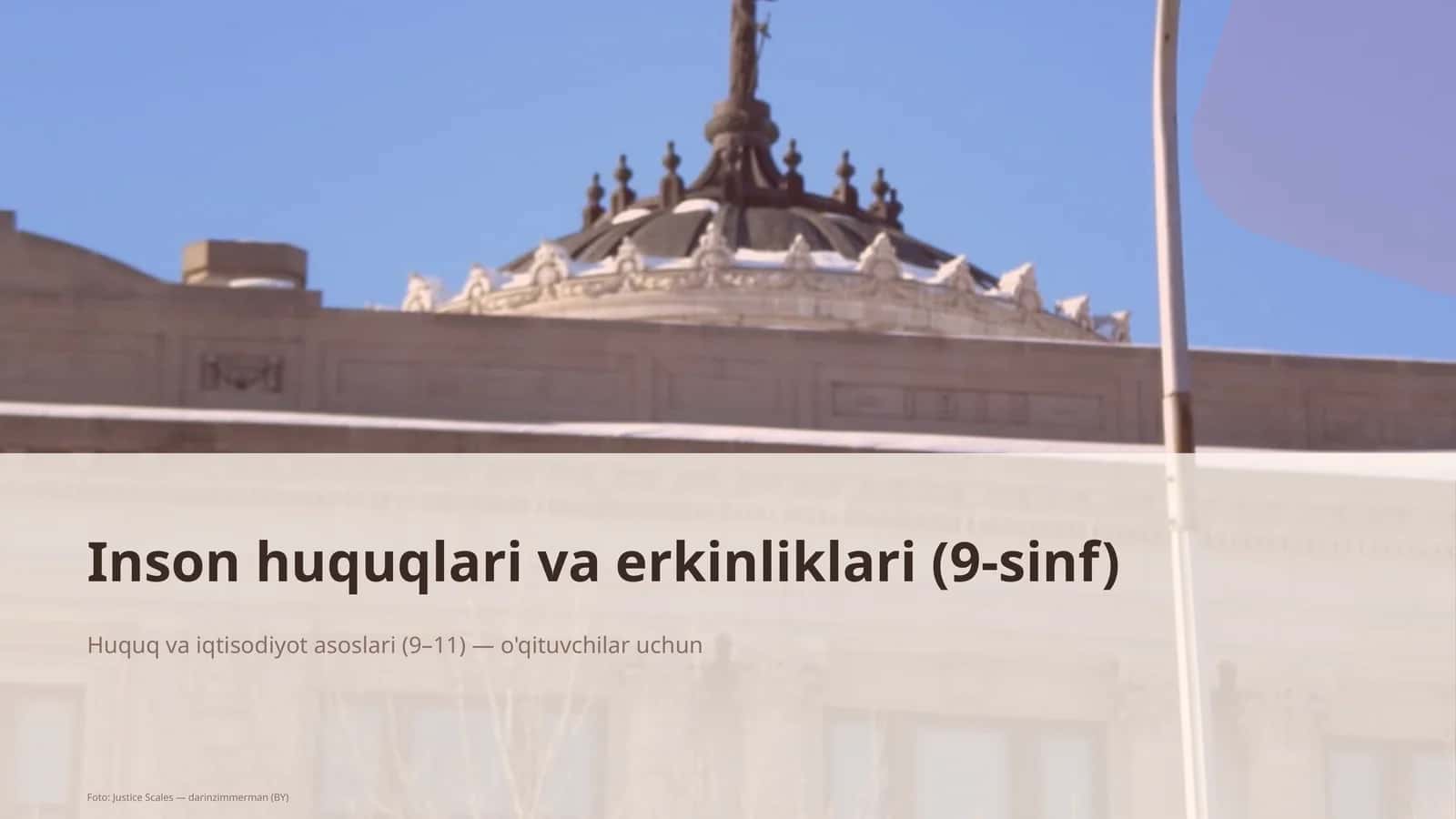 Huquq va iqtisodiyot asoslari (9–11) 1
