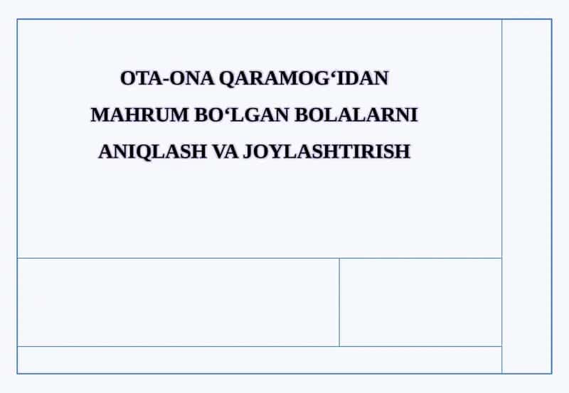 Ota-ona qaramog‘idan mahrumin 1