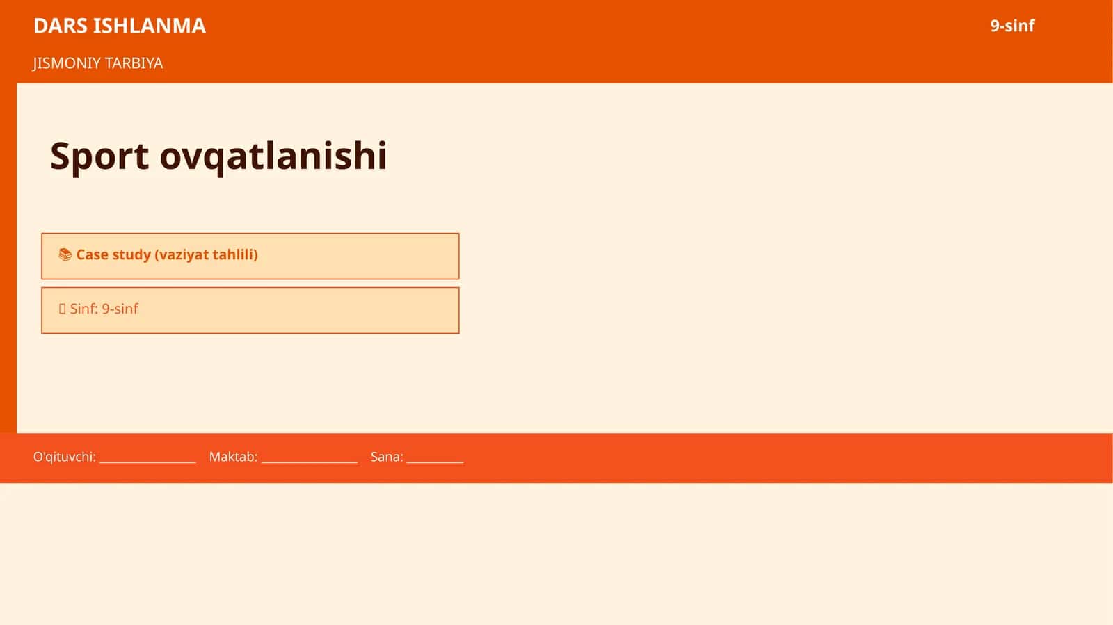 Sport ovqatlanishi 1
