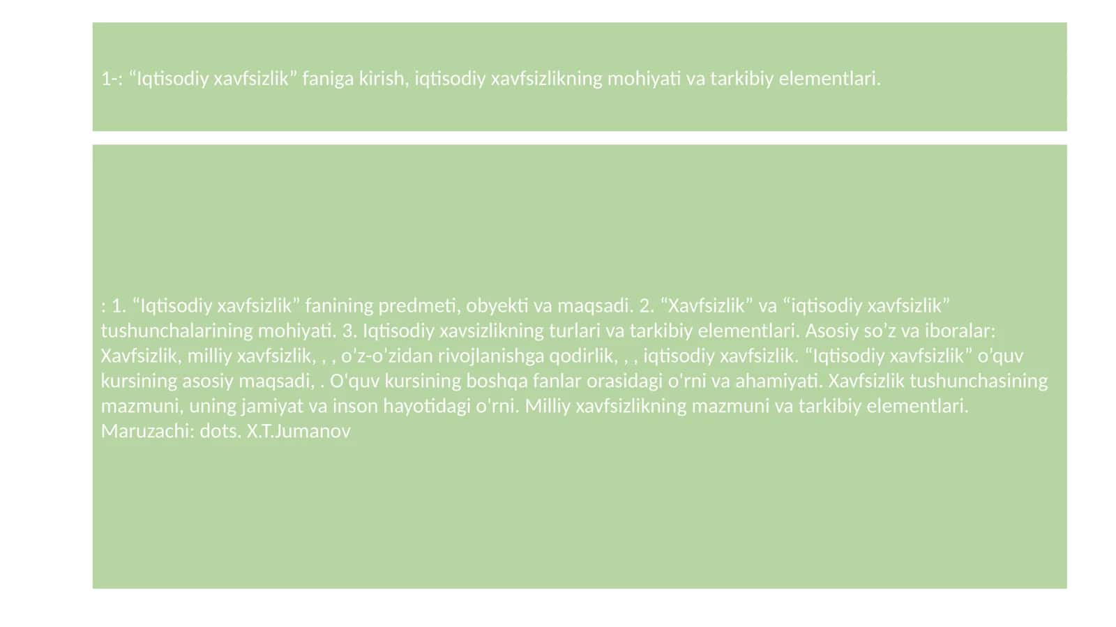 Iqtisodiy xаvfsizlik 1