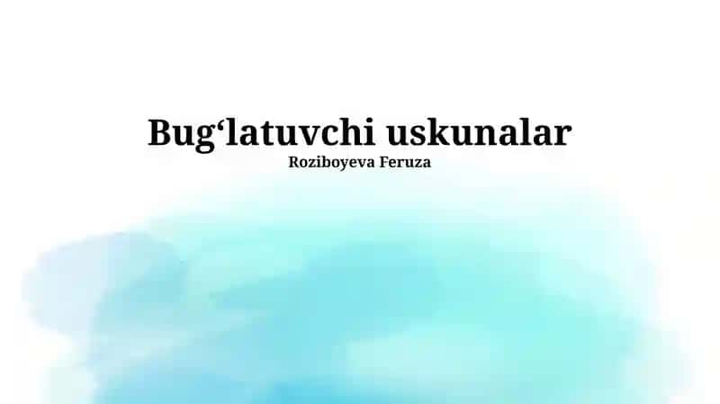 Muzlatgichlar va ularning turlari