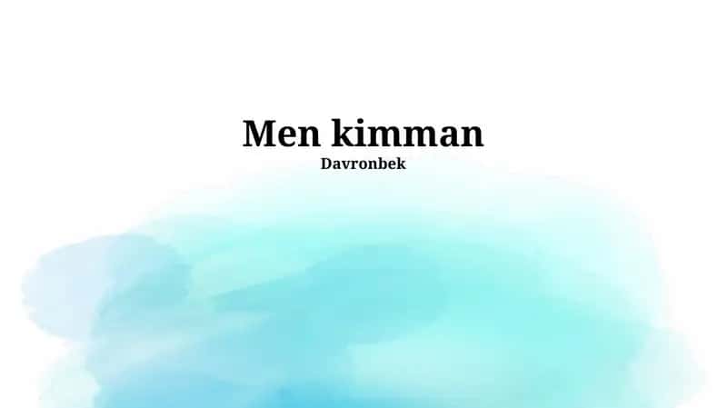 Men kimman 1