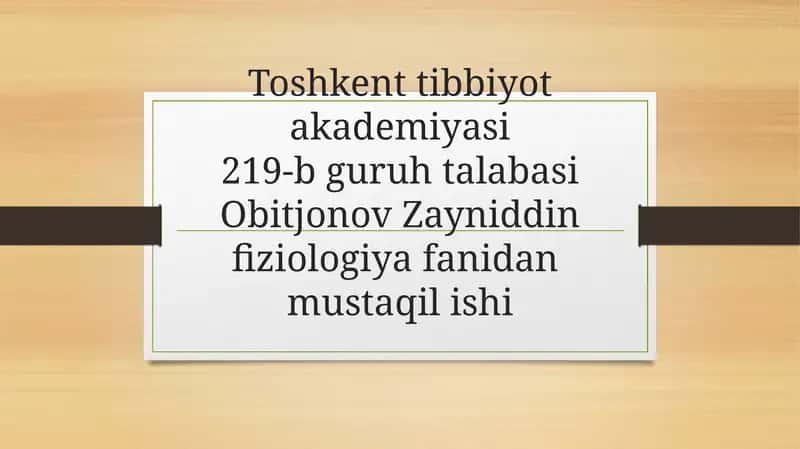 Oliy nerv faoliyati 1