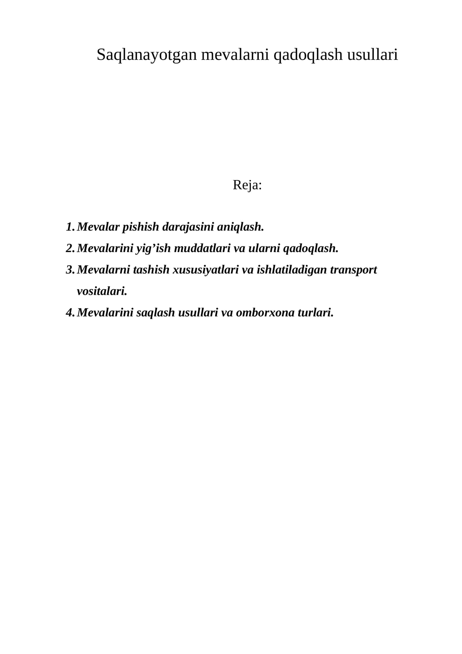 Saqlanayotgan mevalarni qadoqlash usullari 1