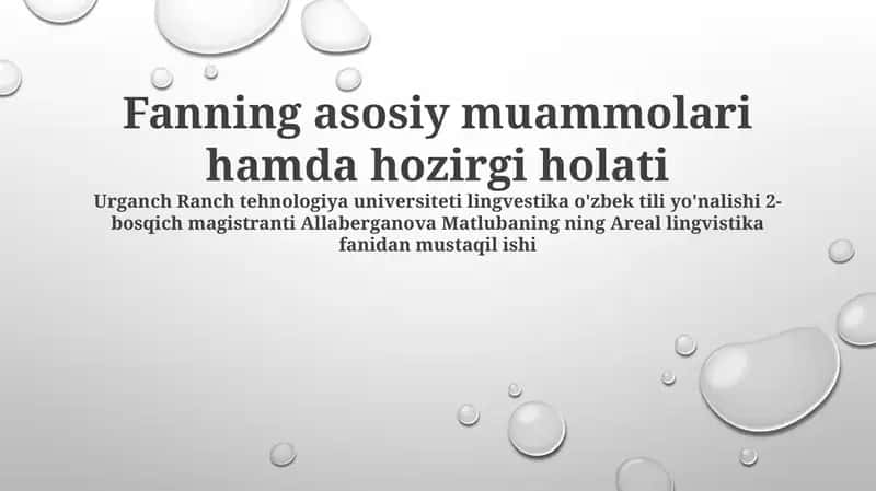 Moliyalashtirishning Yetishmasligi 1