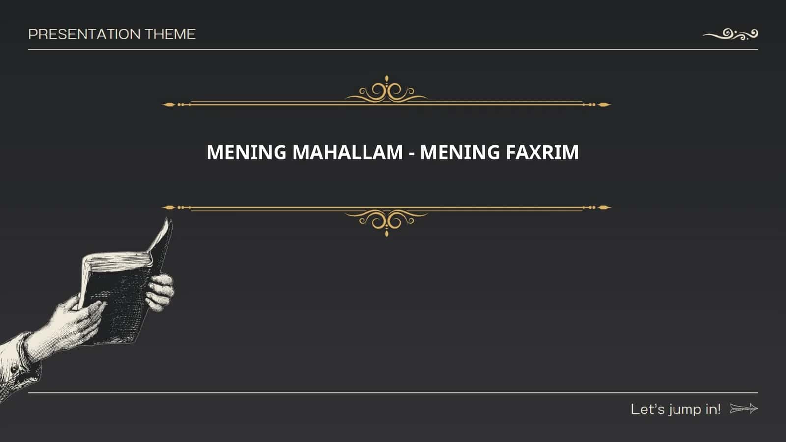 MENING MAHALLAM - MENING FAXRIM 1