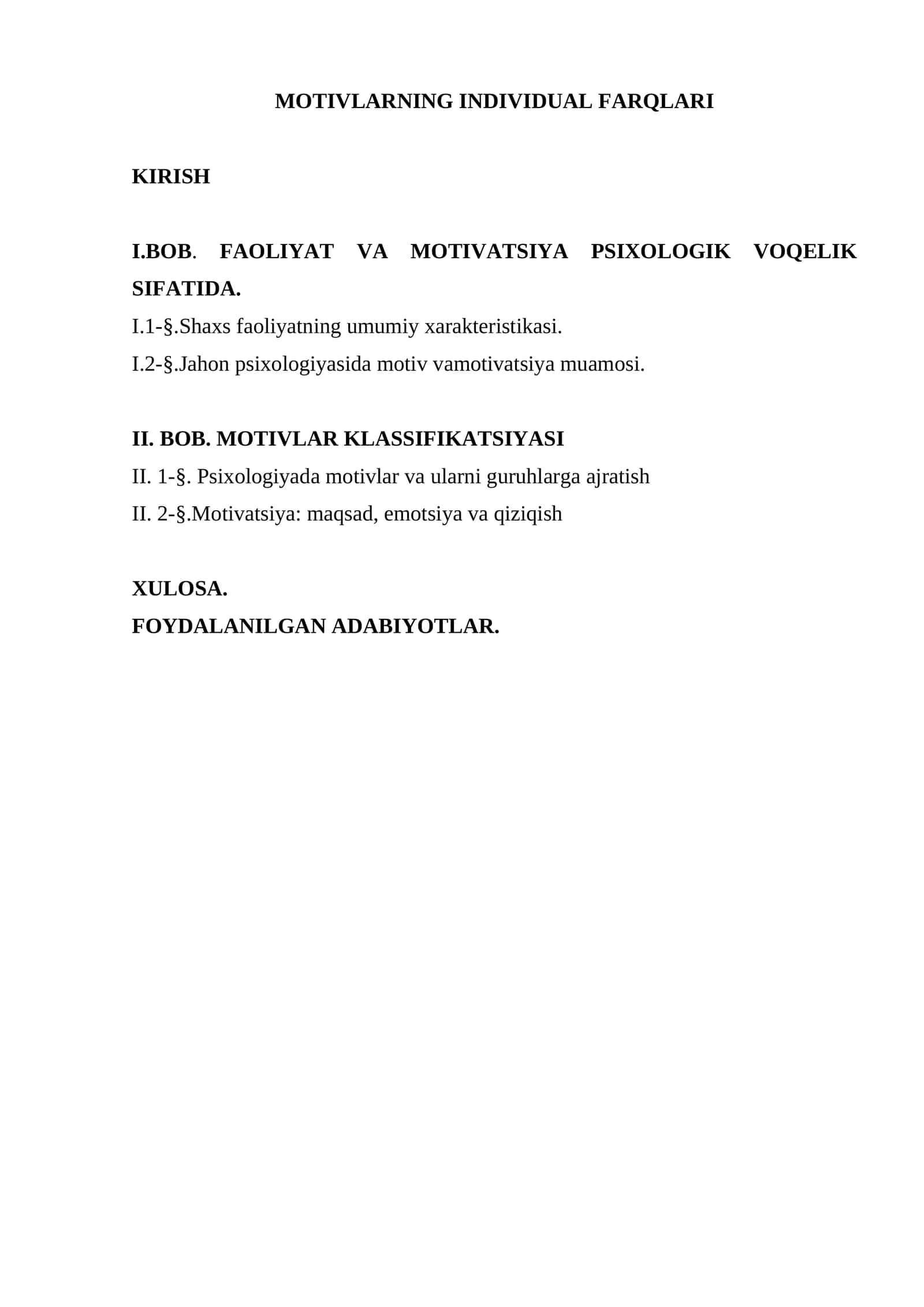 MOTIVLARNING INDIVIDUAL FARQLARI 1