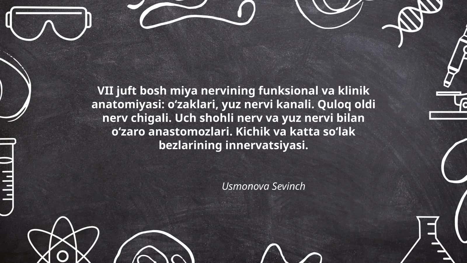 VII juft bosh miya nervining funksional va klinik anatomiyasi 1