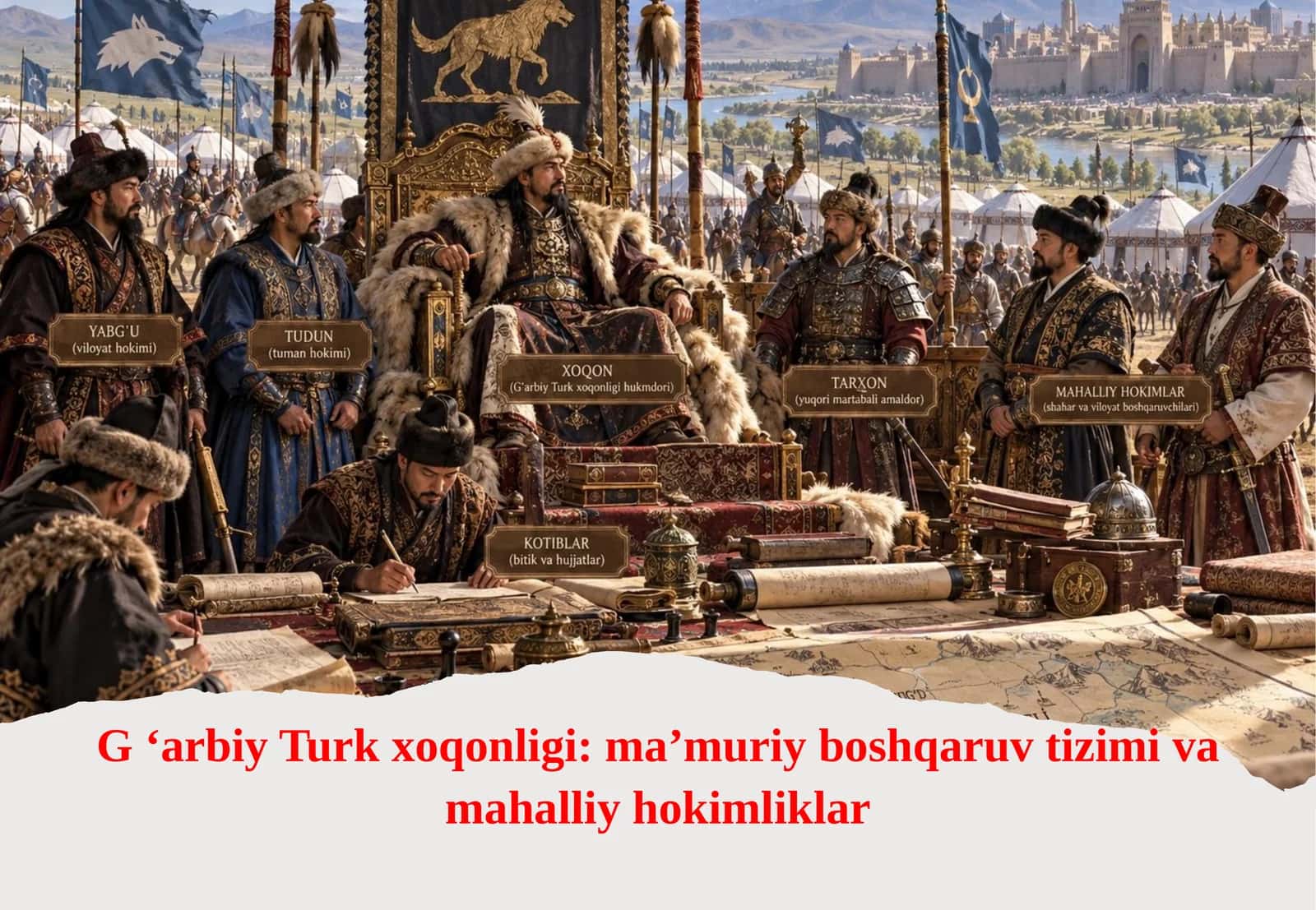 G ‘arbiy Turk xoqonligi: ma’muriy boshqaruv tizimi va mahalliy hokimliklar 1