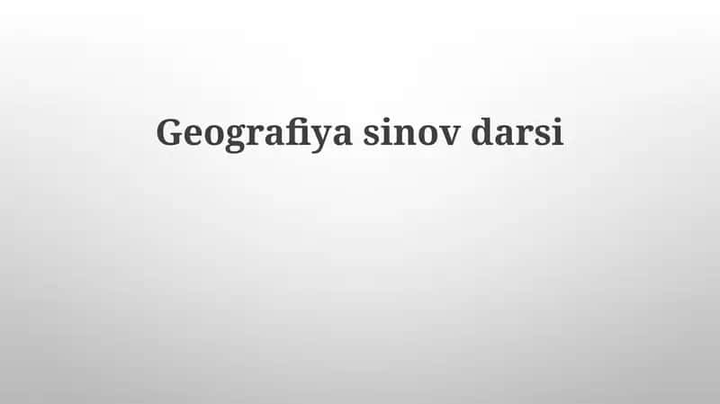 Geografiyasinovdarsi 1