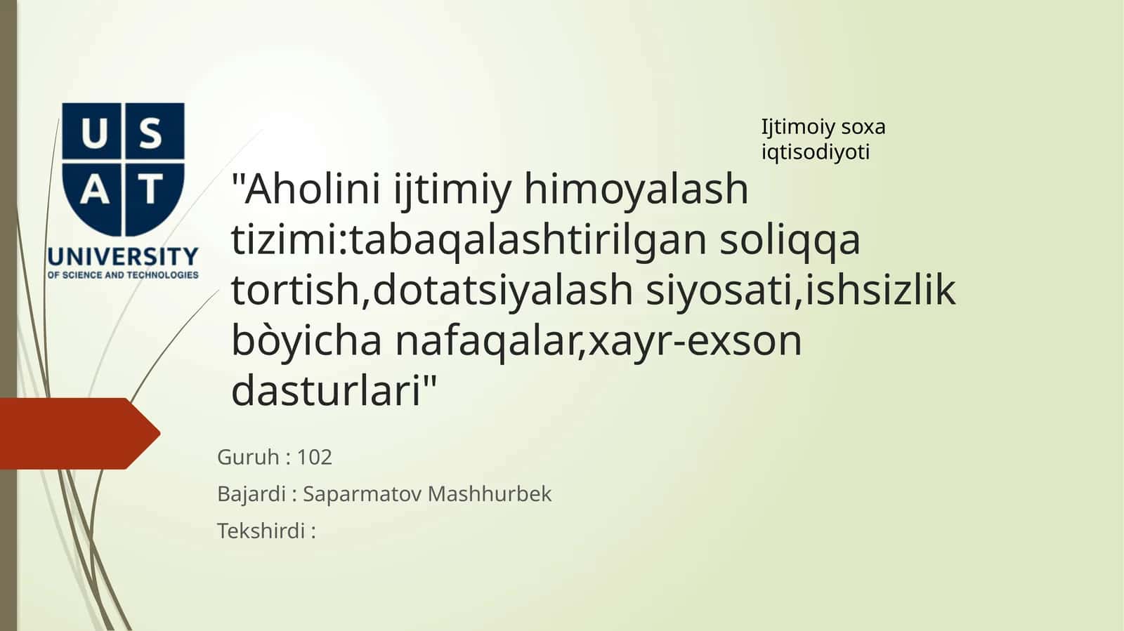 Aholi nijtimoiy himoya lashtirilgan soliqqatortish 1