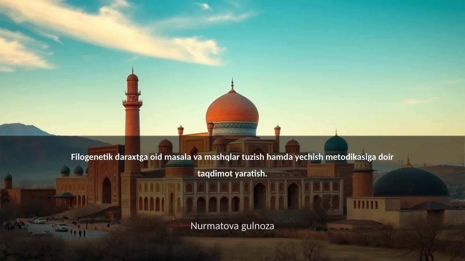 Filogenetik daraxtlar va ularning ahamiyati 1