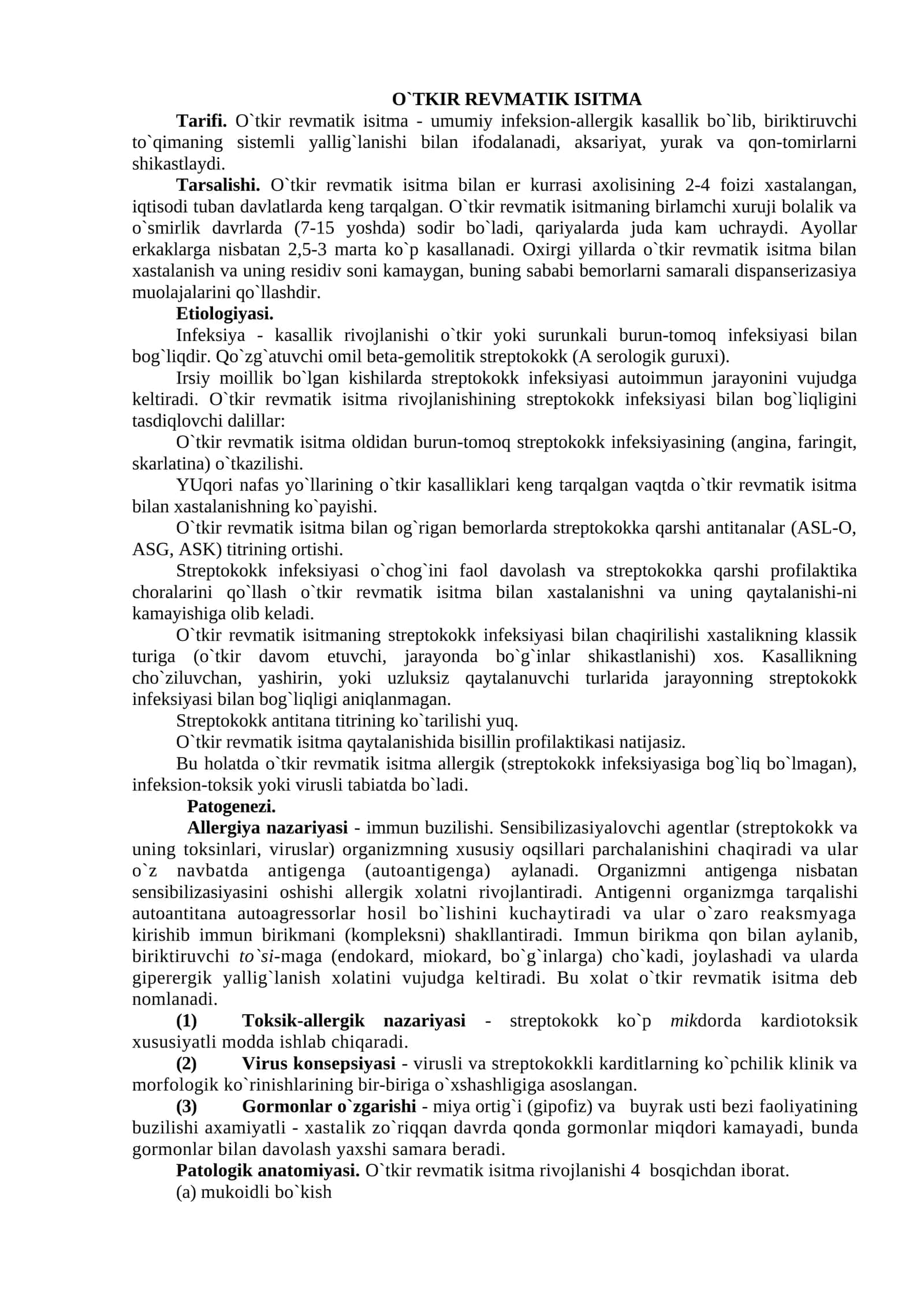 O`TKIR REVMATIK ISITMA 1