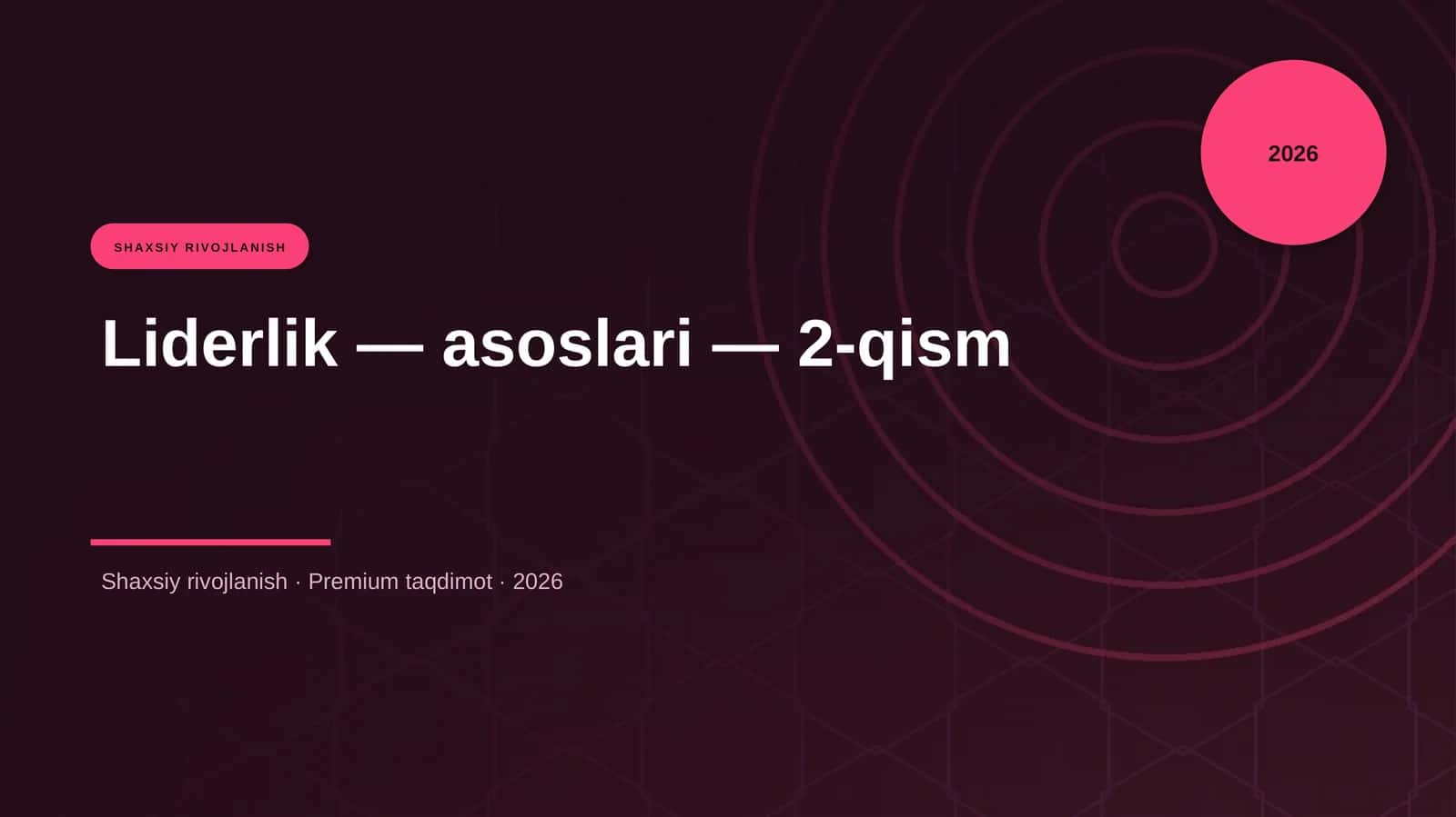 Liderlik — asoslari — 2-qism 1