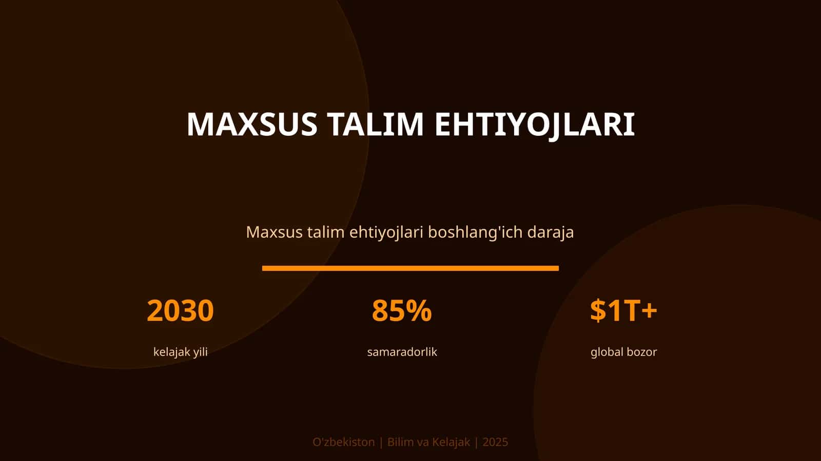 Maxsus talim ehtiyojlari 1