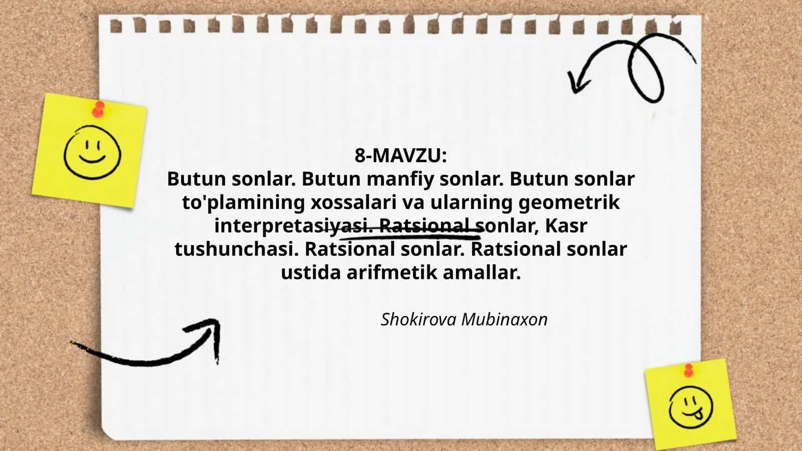 Butun sonlar 1