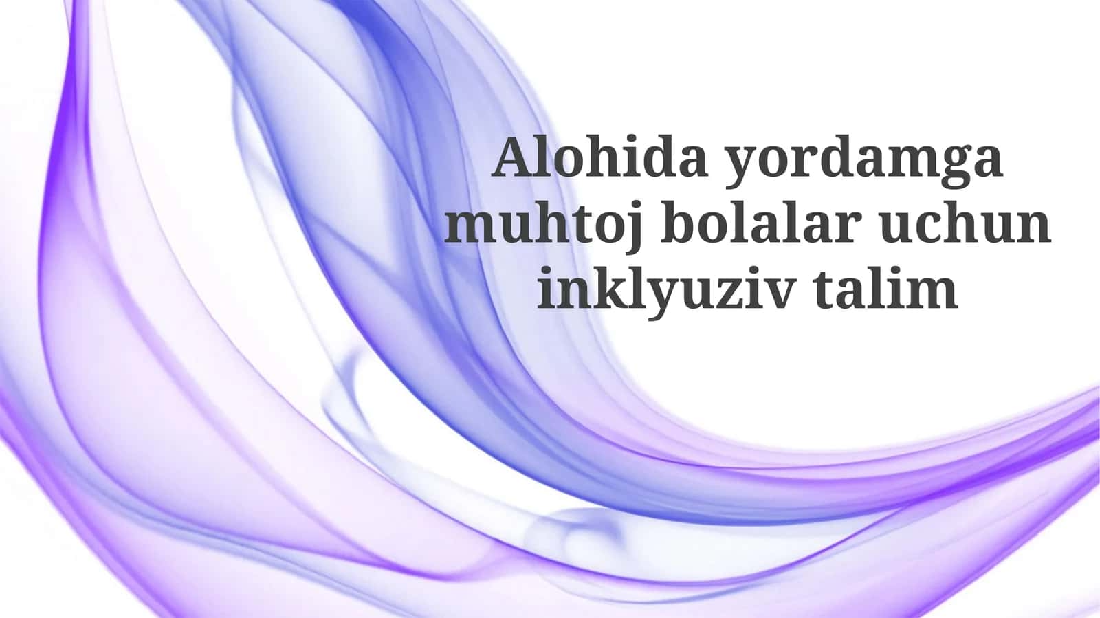 Inklyuziv Muvaffaqiyat 1