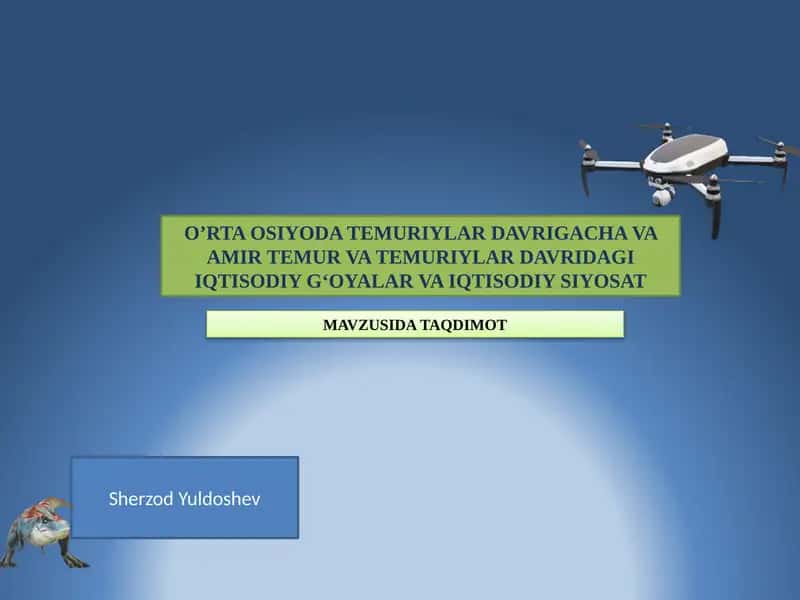 O’RTA OSIYODA TEMURIYLAR DAVRIGACHA VA AMIR TEMUR VA TEMURIYLAR DAVRIDAGIIQTISODIY G‘OYALAR VA IQTISODIY SIYOSAT 1