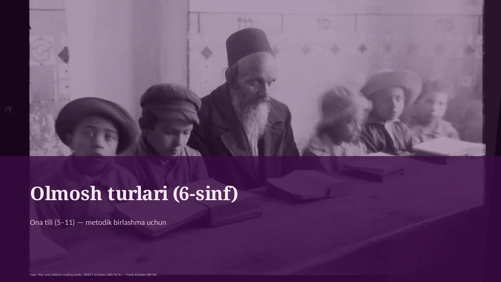Olmosh turlari (6-sinf) 1