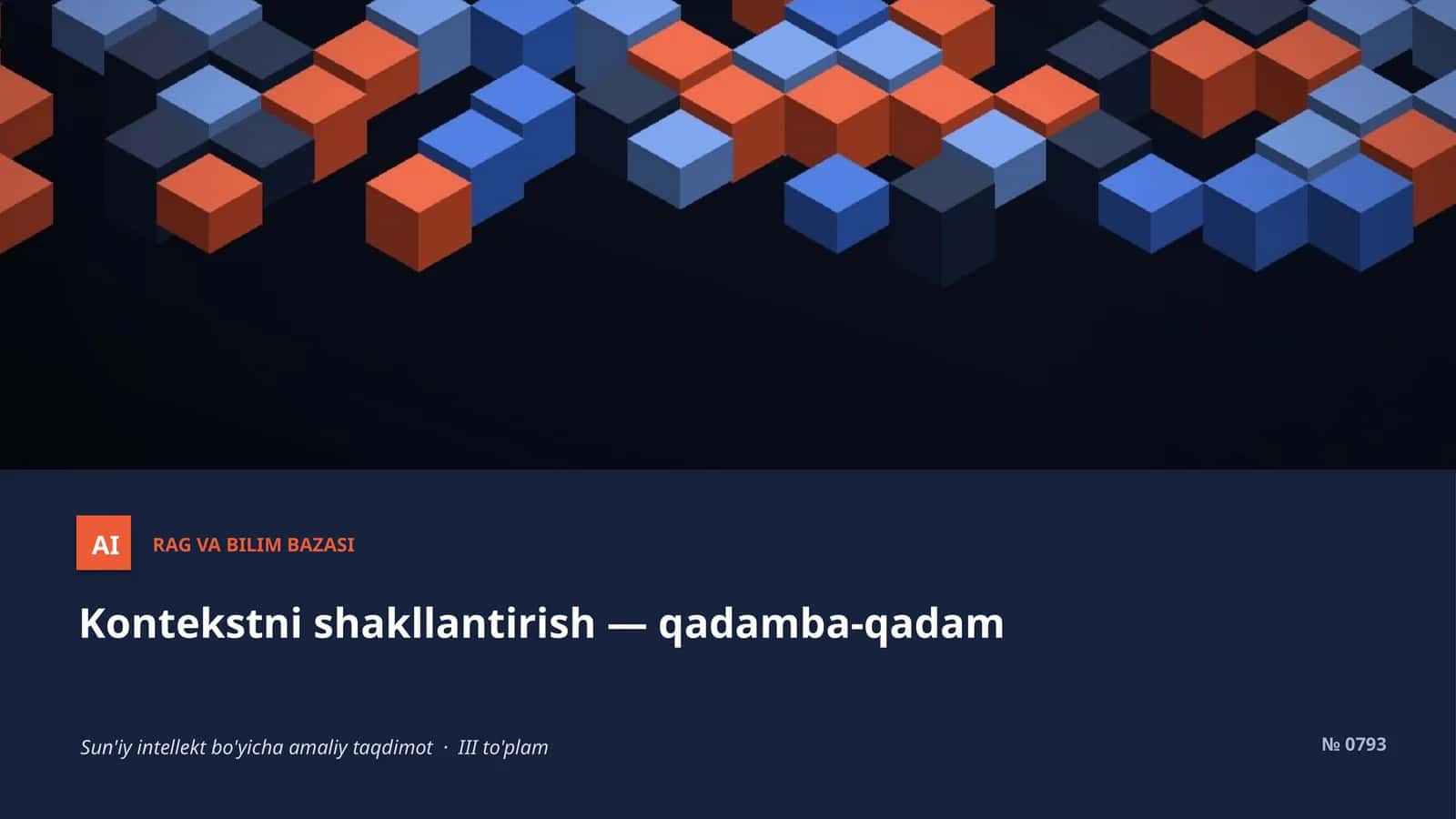 Kontekstni shakllantirish 1