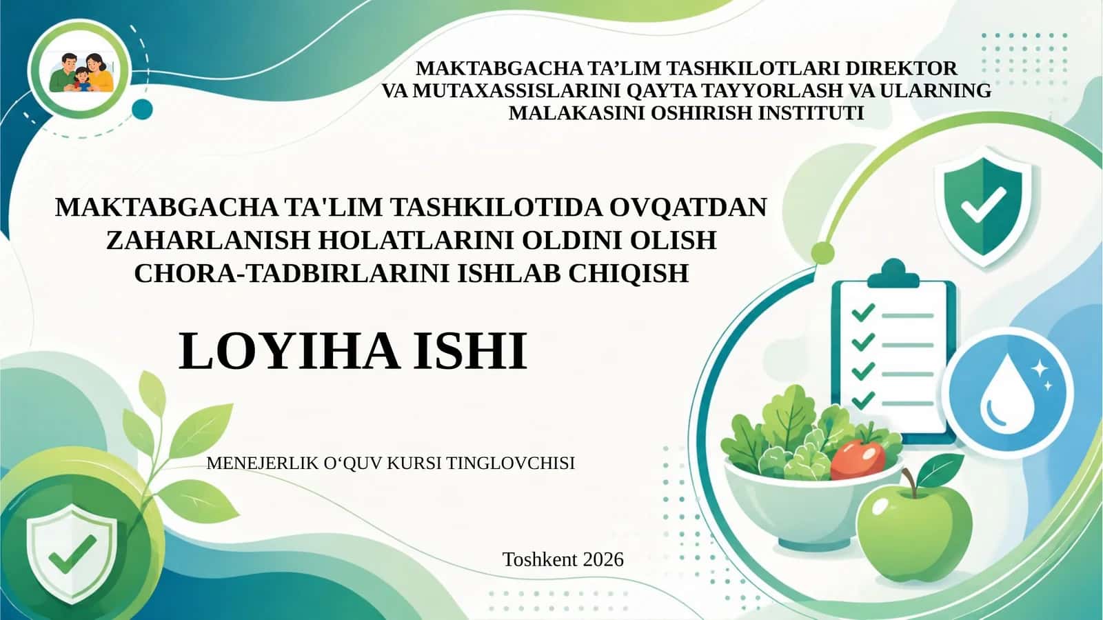 MTT direktorlari malaka oshirish kursi taqdimot 1