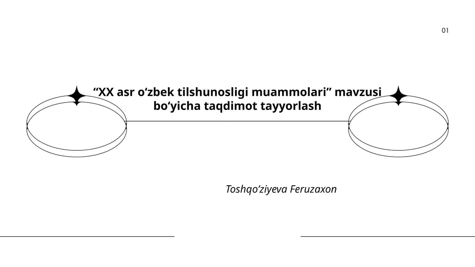 "ХХ асрда ўзбек тилшунослигининг ривожланиши" 1