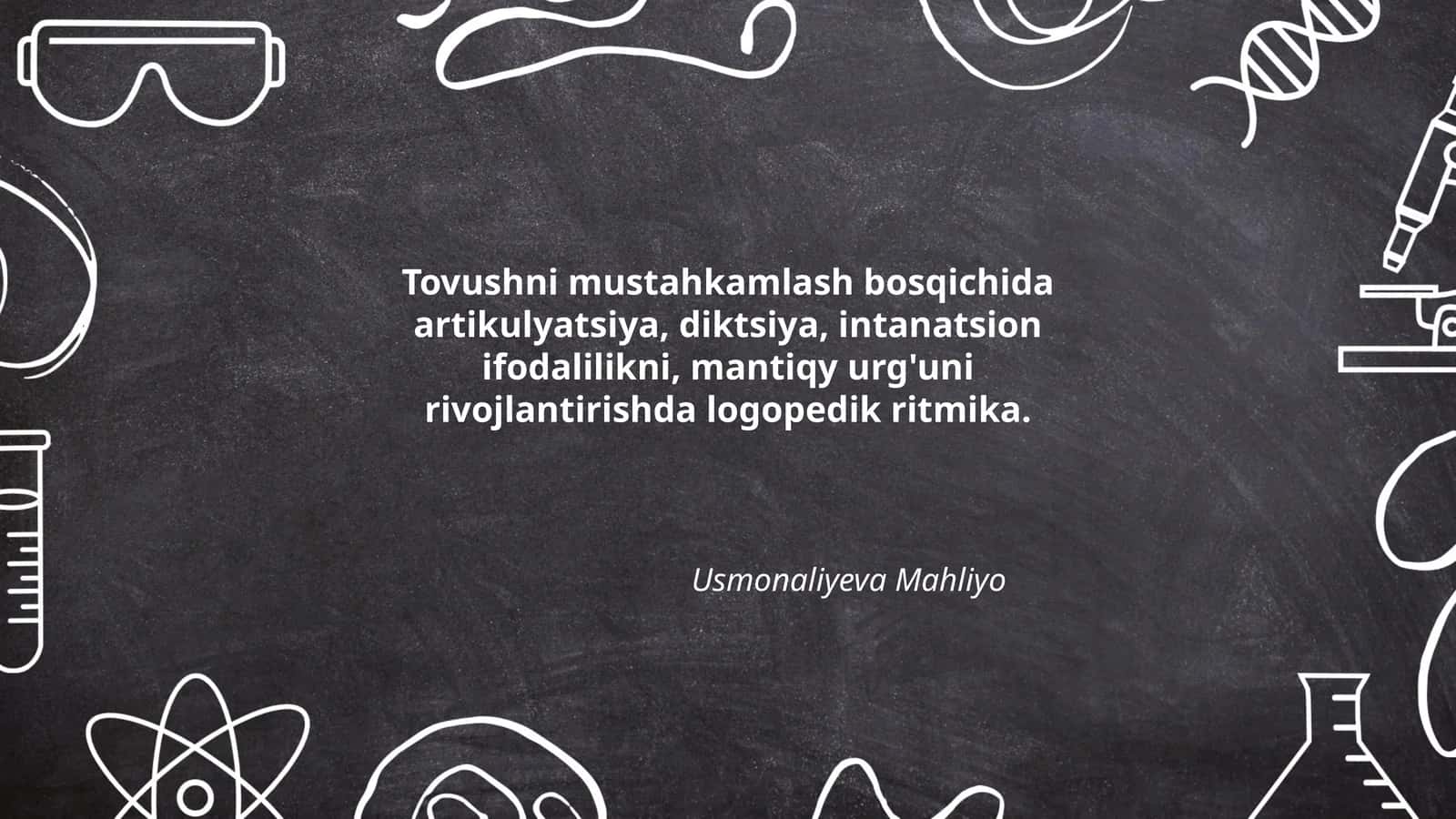 Rivojlantirishda logopedik ritmika 1