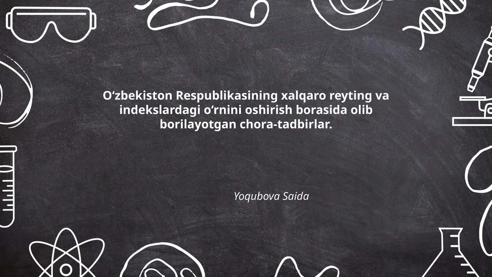 Chora-tadbirlar 1