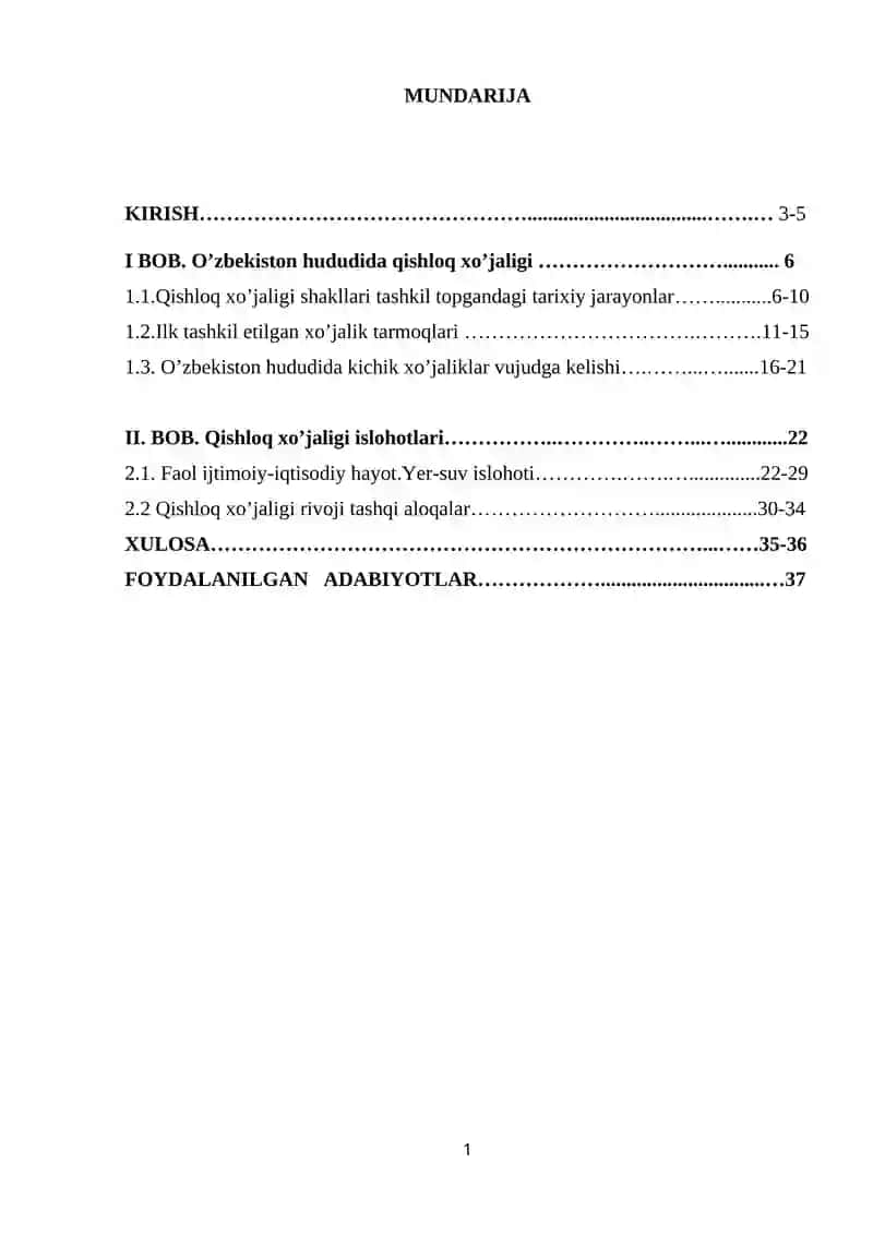 Qishloq xo’jaligi 1
