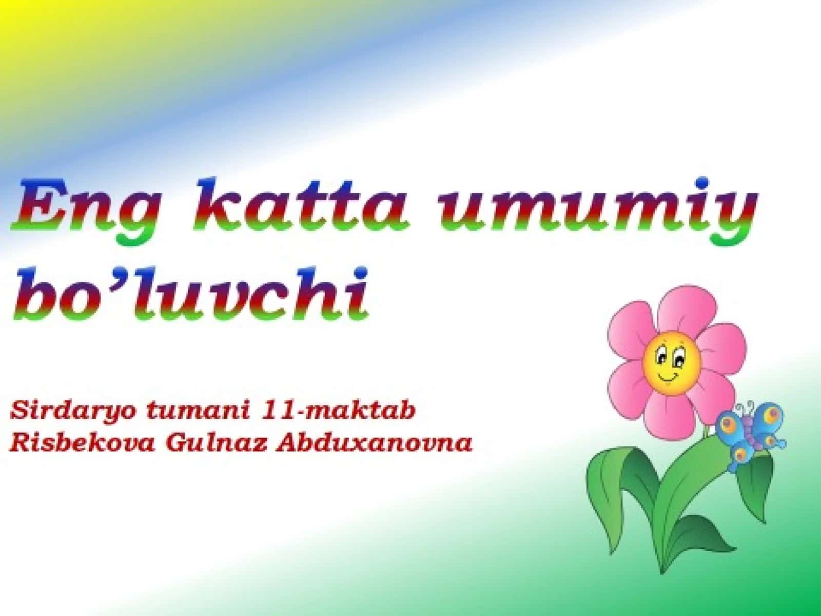 6-sinf Matematika fanidan EKUB mavzusida dars ishlanma 1