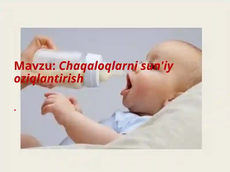 Sun'iy oziqlantirish 1