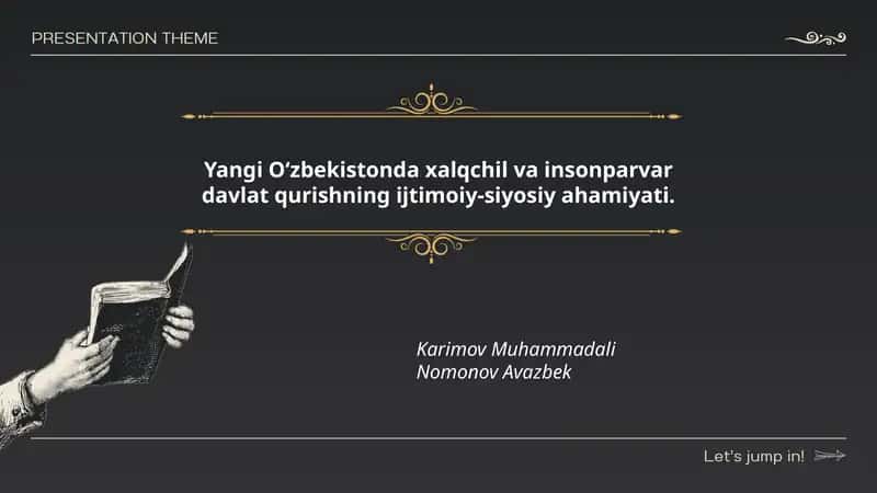 Xalqchil va Insonparvar Davlat Qurishning Ijtimoiy-Siyosiy Ahamiyati 1